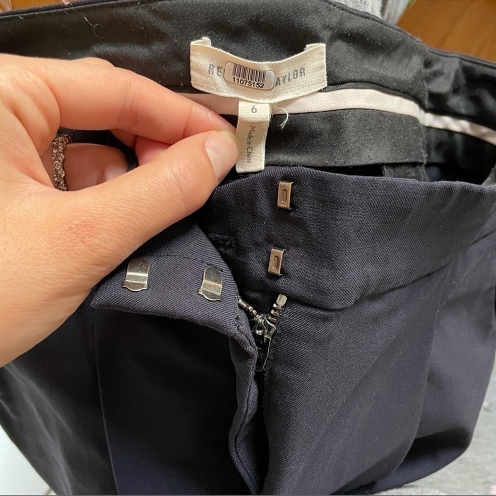 Rebecca Taylor Spring Suiting Ruffle Pants - Picture 10 of 13